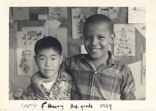 Pictured:  Scott & Barry, 3rd grade 1969 Punahou School in Hawaii.