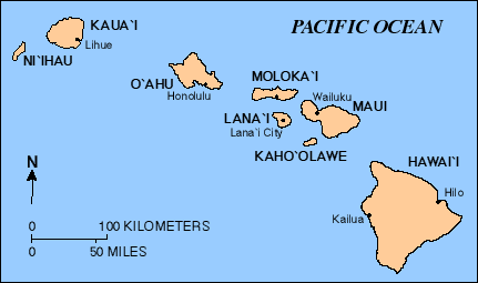 map Hawaii SC