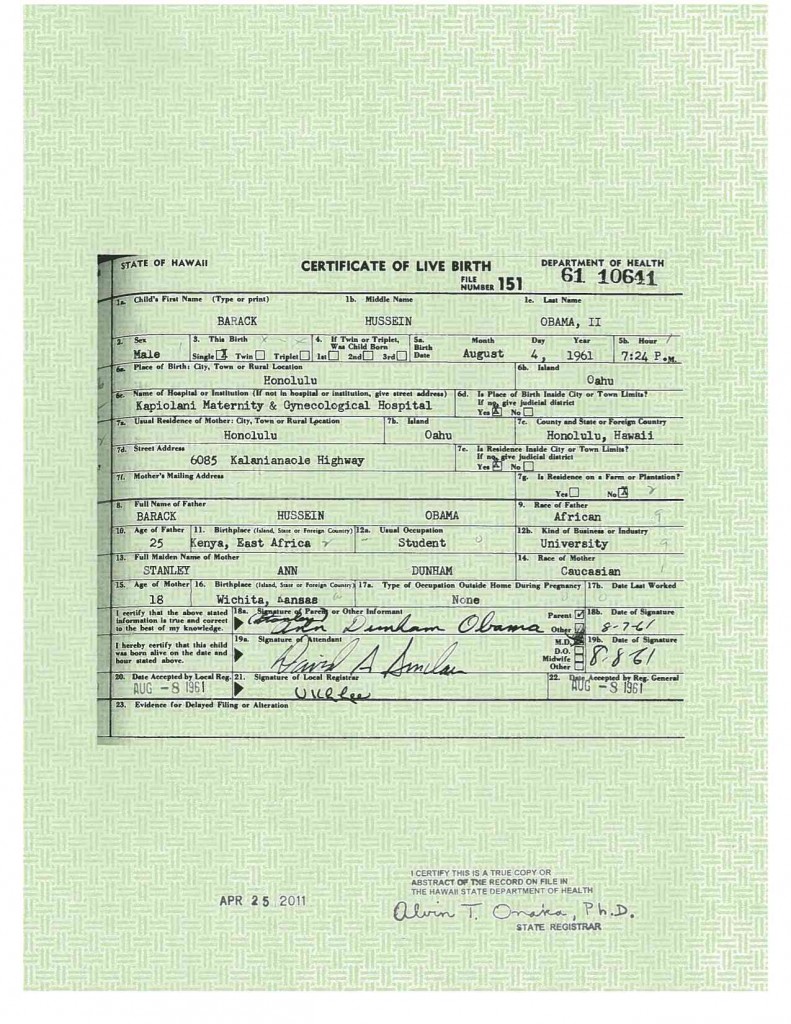 Obama birth certificate 4 27 11 version 791x1024 A Letter to the RNC...