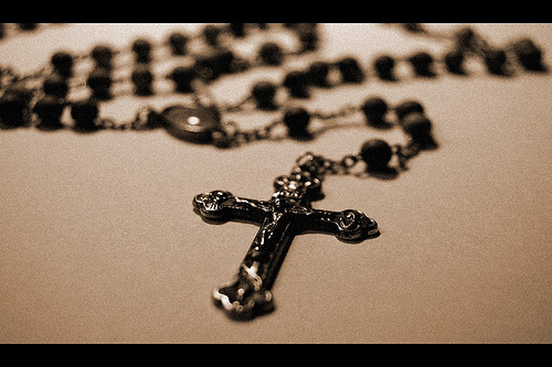 Rosary SC Grieving teens rosary snatched by school for being Gang related