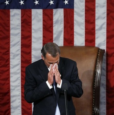 Boehner Crying1 The Comatose GOP.... Time to pull the plug!