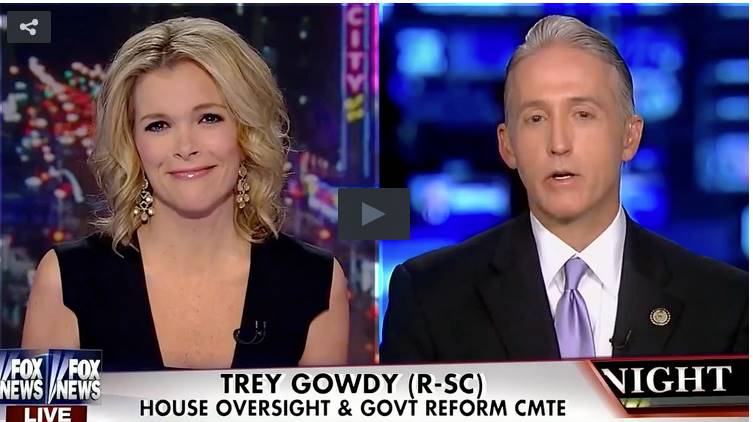 Gowdy: Death Threats Not Gonna Keep Me From Doing My Job