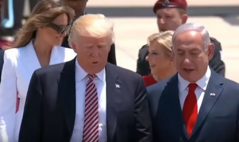 First Lady Appears To Slap Down Trump’s Hand On Israeli Airport Tarmac