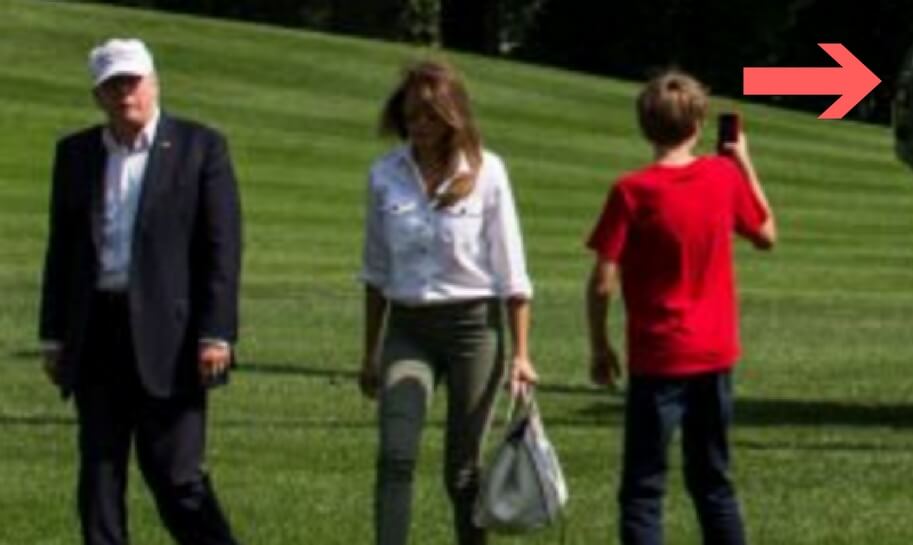 Barron Trump Needs One Look Back After Returning From Camp David
