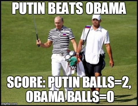 Putin and Obama Golf 2 SC